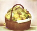 Cesta de frutas Fernando Botero